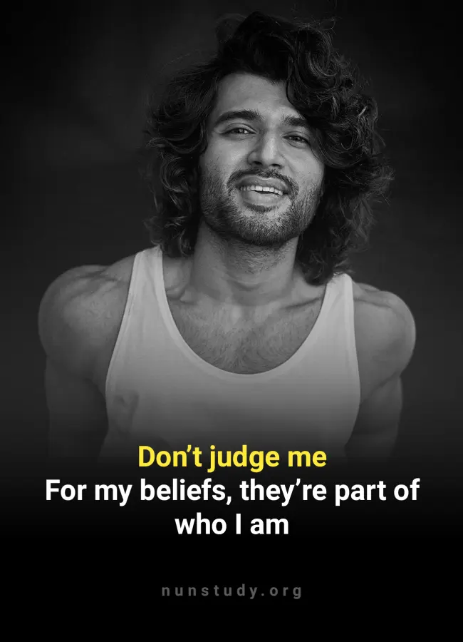 Never Judge Me Quotes